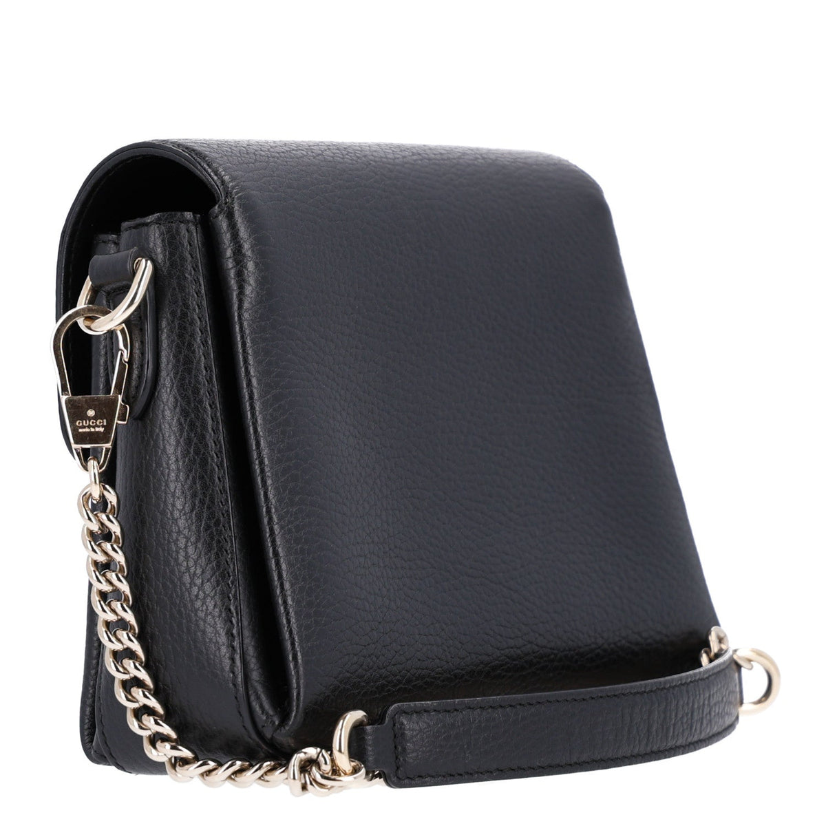Calfskin Crossbody Bag - Black