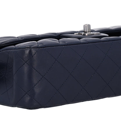 Medium Quilted Lambskin Flap Shoulder Bag