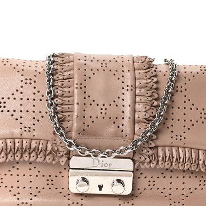 Lambskin Flap Shoulder Bag - Beige