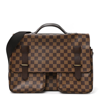 Damier Ebene Broadway Messenger Bag Handbag