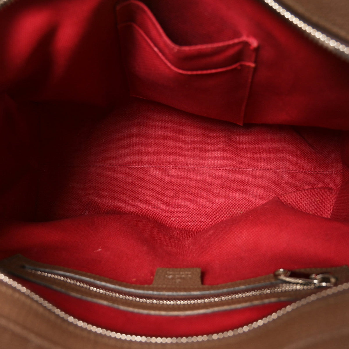 Small Calfskin Tote Bag - Red