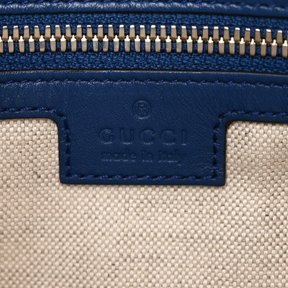 Medium Calfskin Pouch - Blue