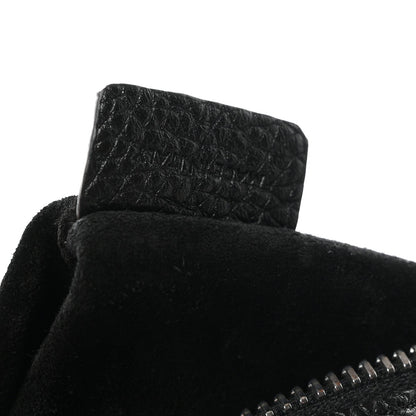 Calfskin Crossbody Bag - Black