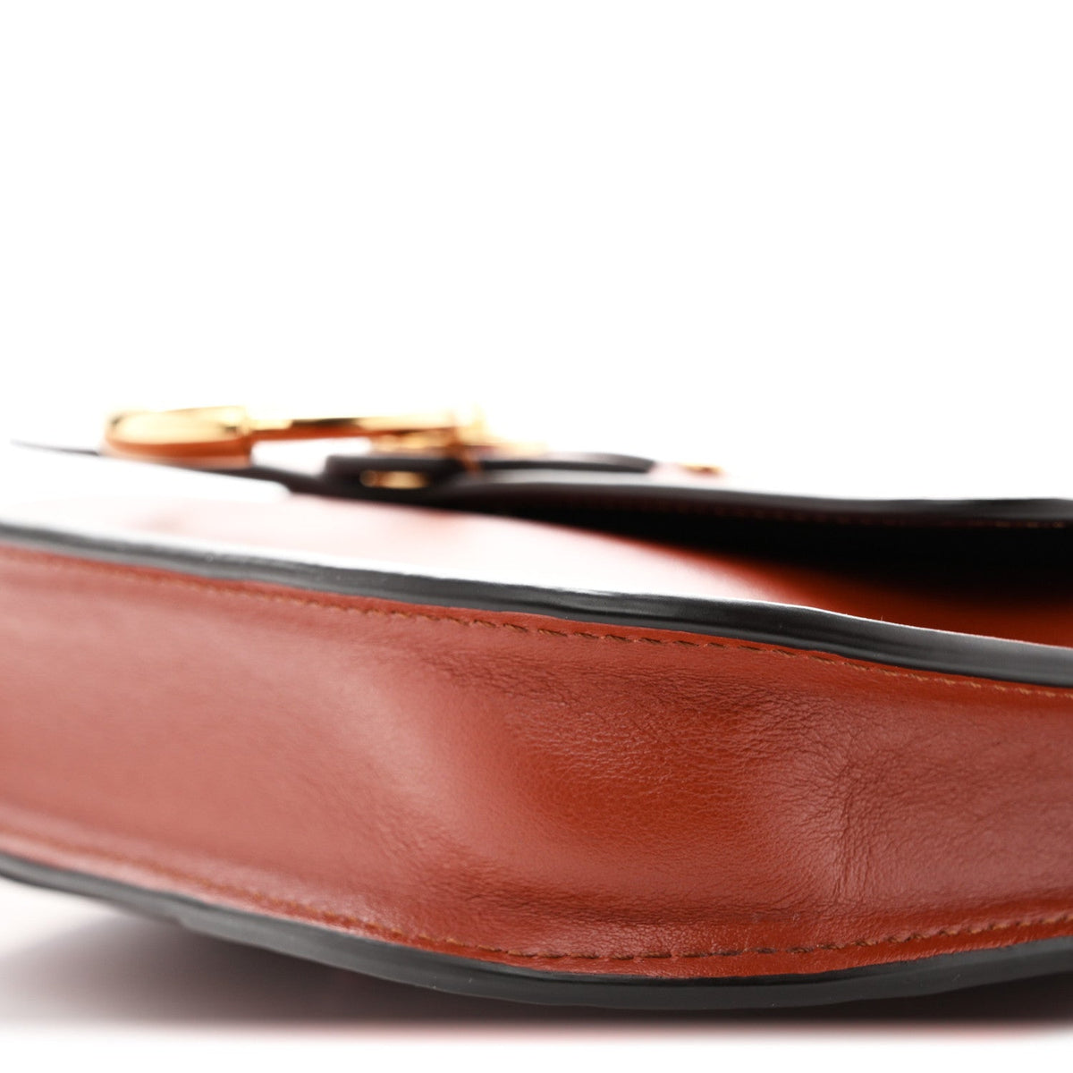 Mini Calfskin Crossbody Bag - Brown
