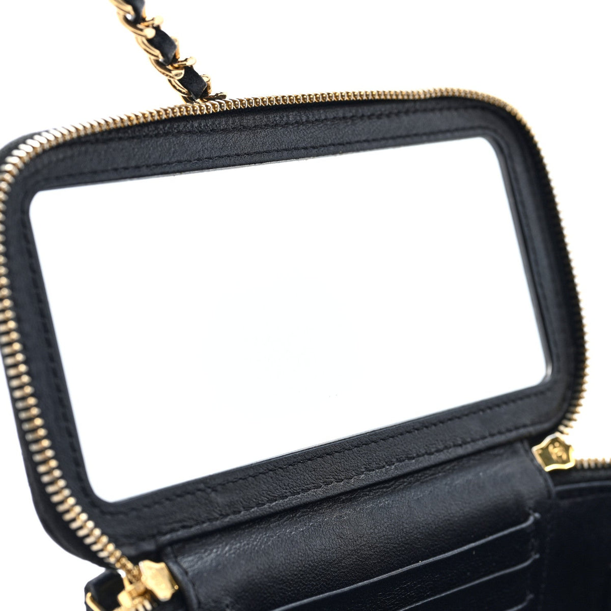 Small Quilted Lambskin Handbag - Black