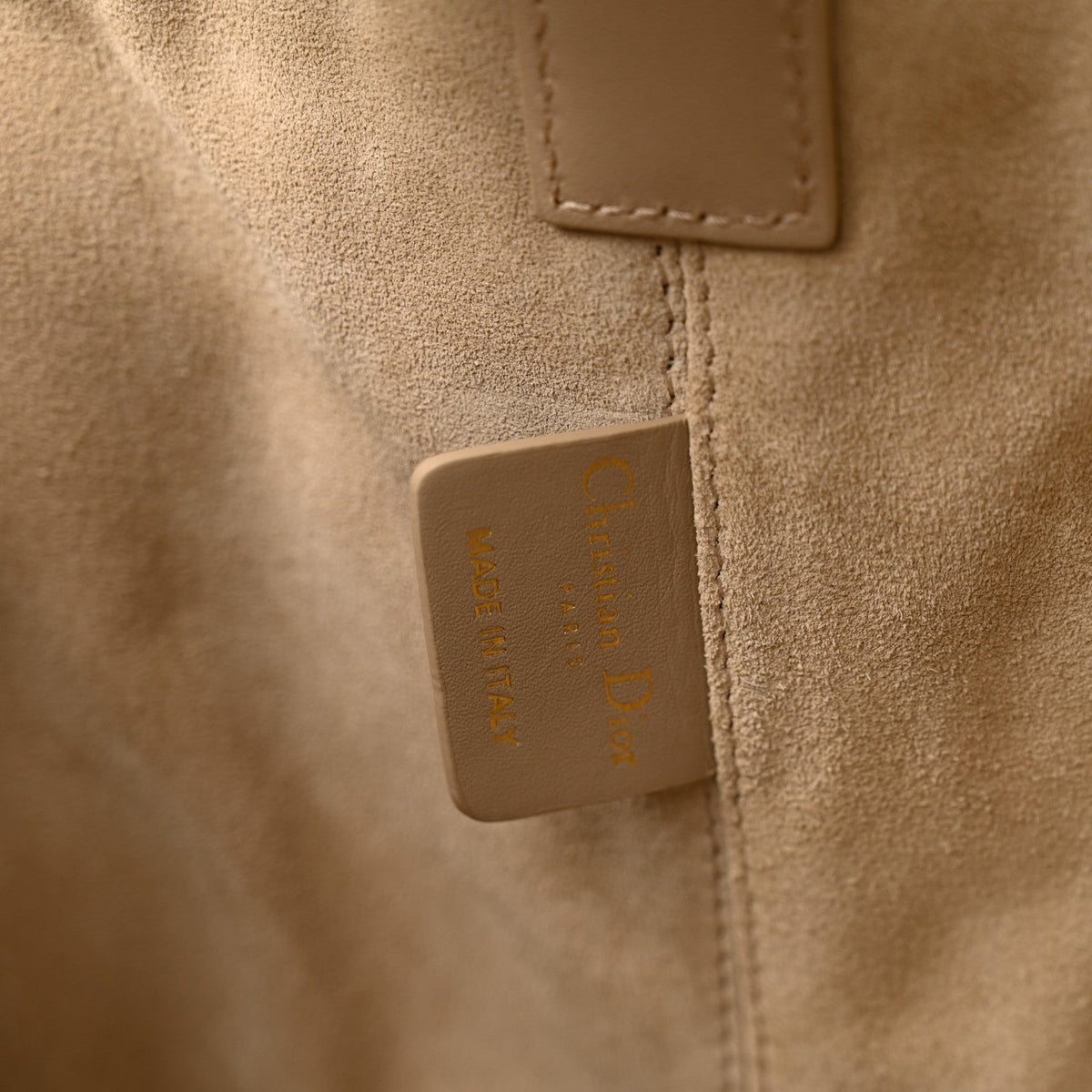 Medium Calfskin Handbag - Beige