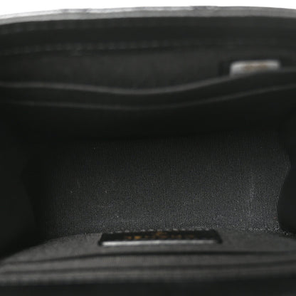 Mini Quilted Lambskin Wallet Bag - Black