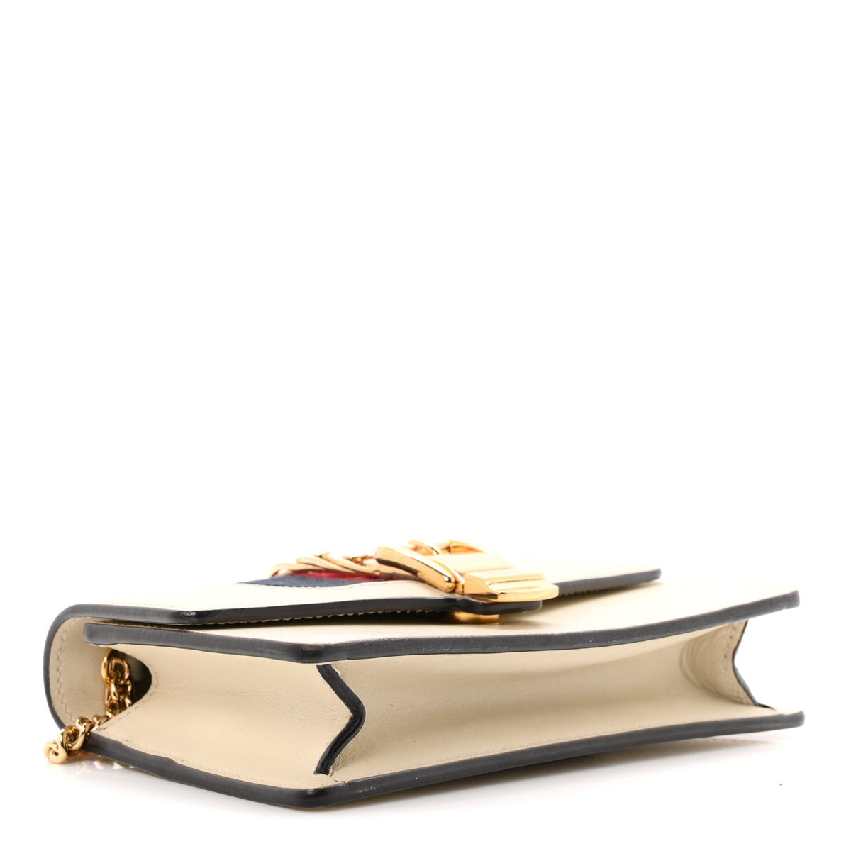 Mini Calfskin Shoulder Bag - White