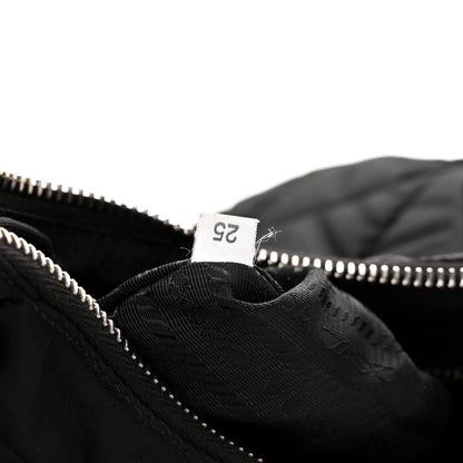 Nylon Shoulder Bag - Black