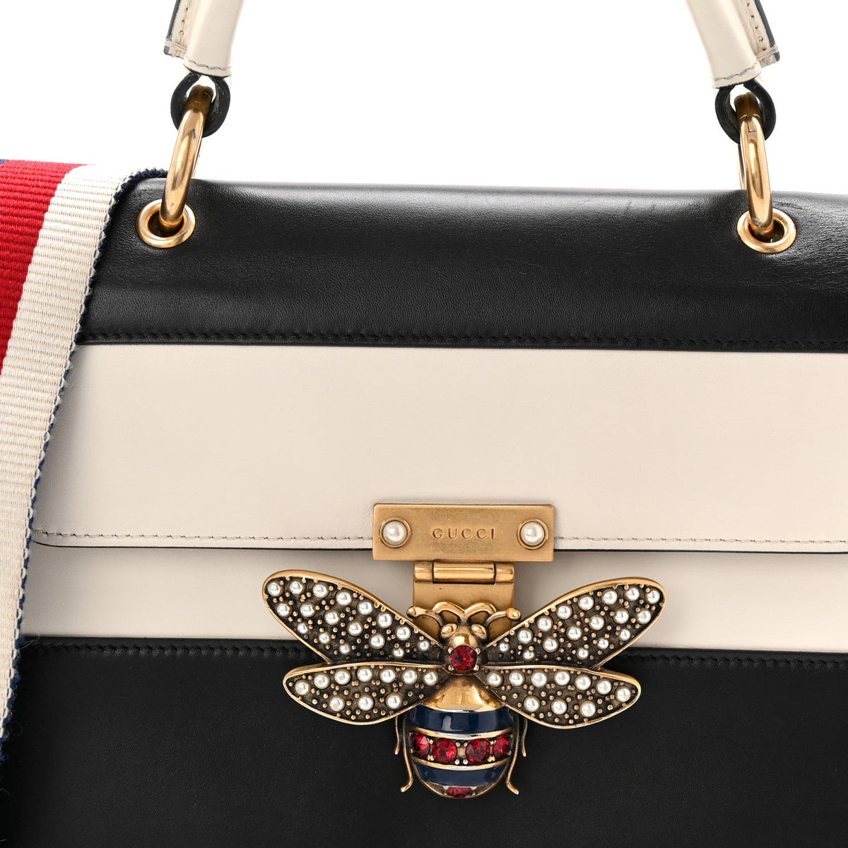 Small Calfskin Handbag - Black