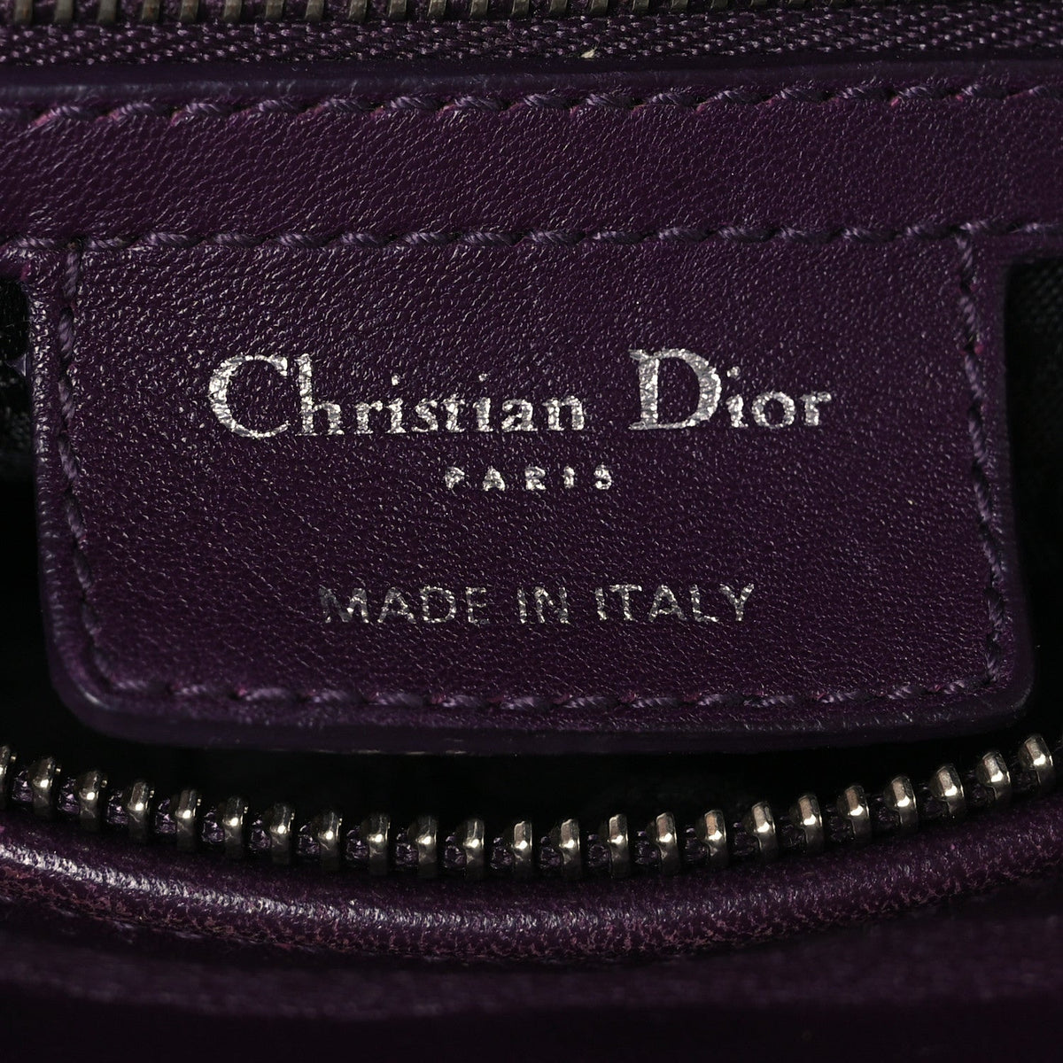 Medium Lambskin Handbag - Purple
