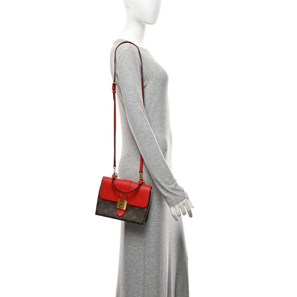 Monogram Locky Bb Coquelicot Handbag