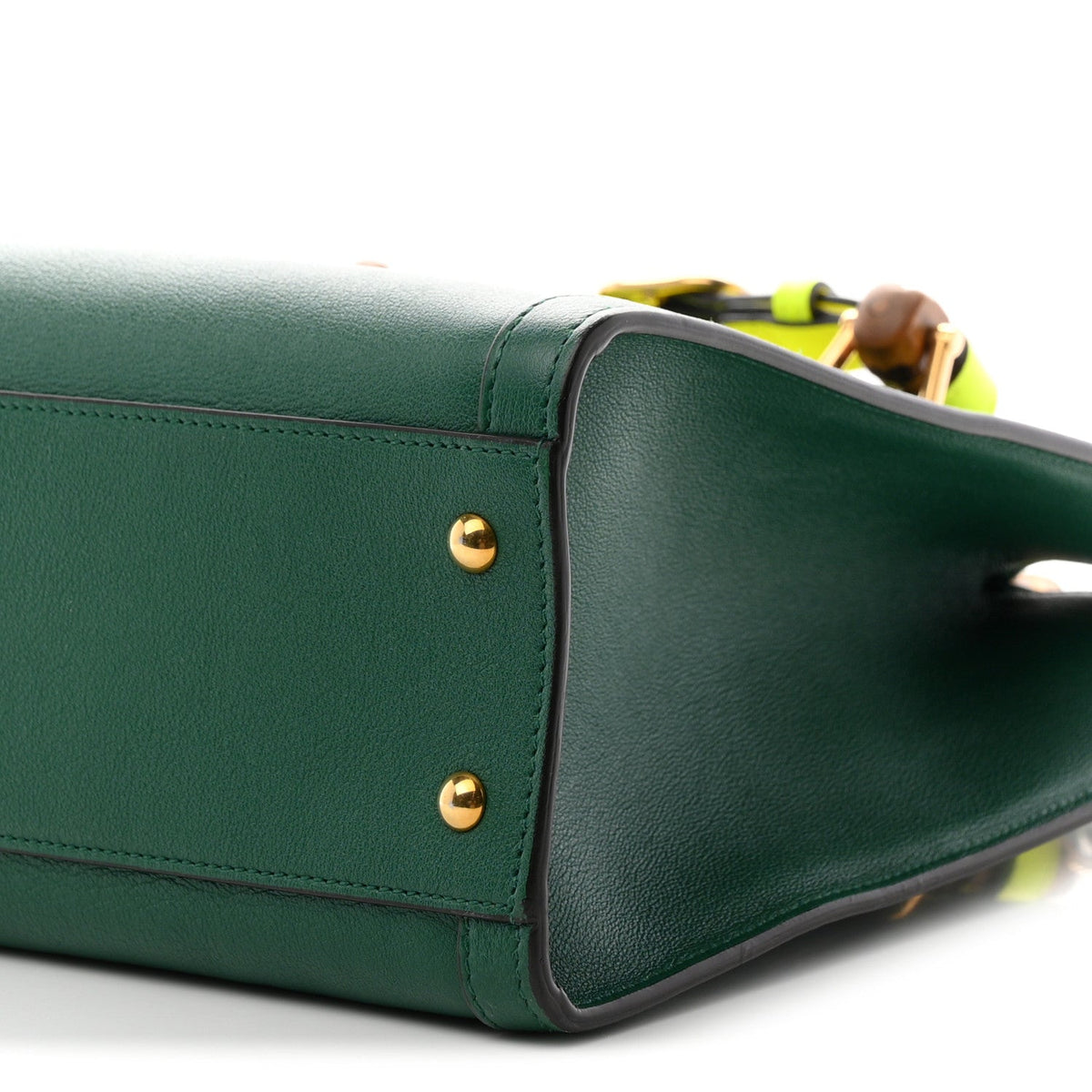 Small Calfskin Tote Bag - Green