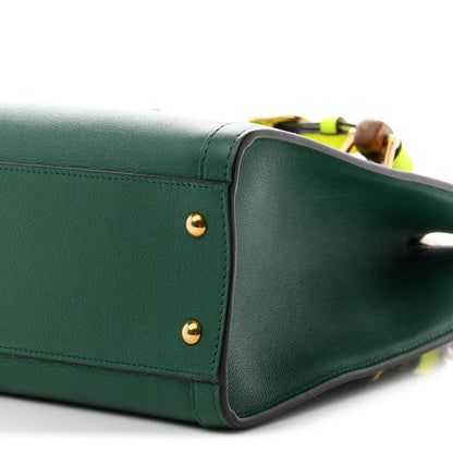 Small Calfskin Tote Bag - Green