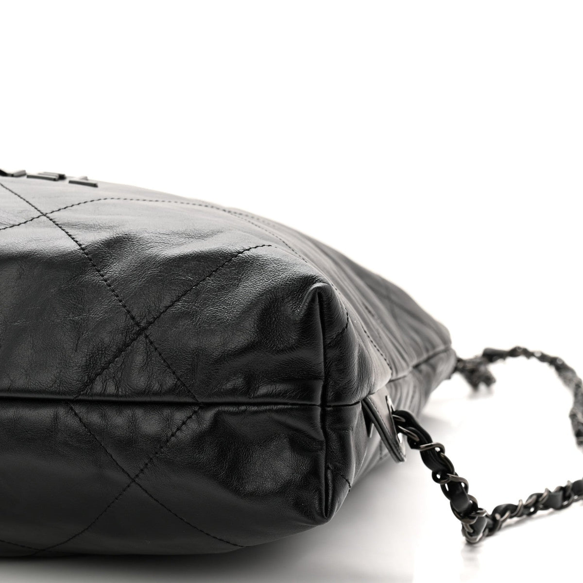 Quilted Calfskin Backpack - Black