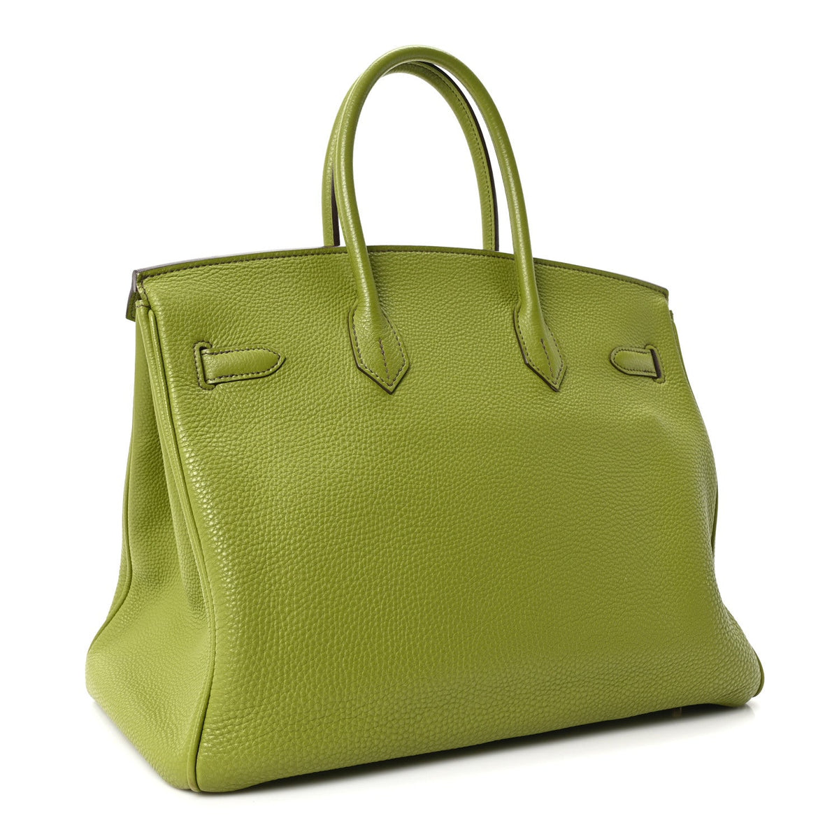 Togo Birkin 35 Vert Anis Handbag