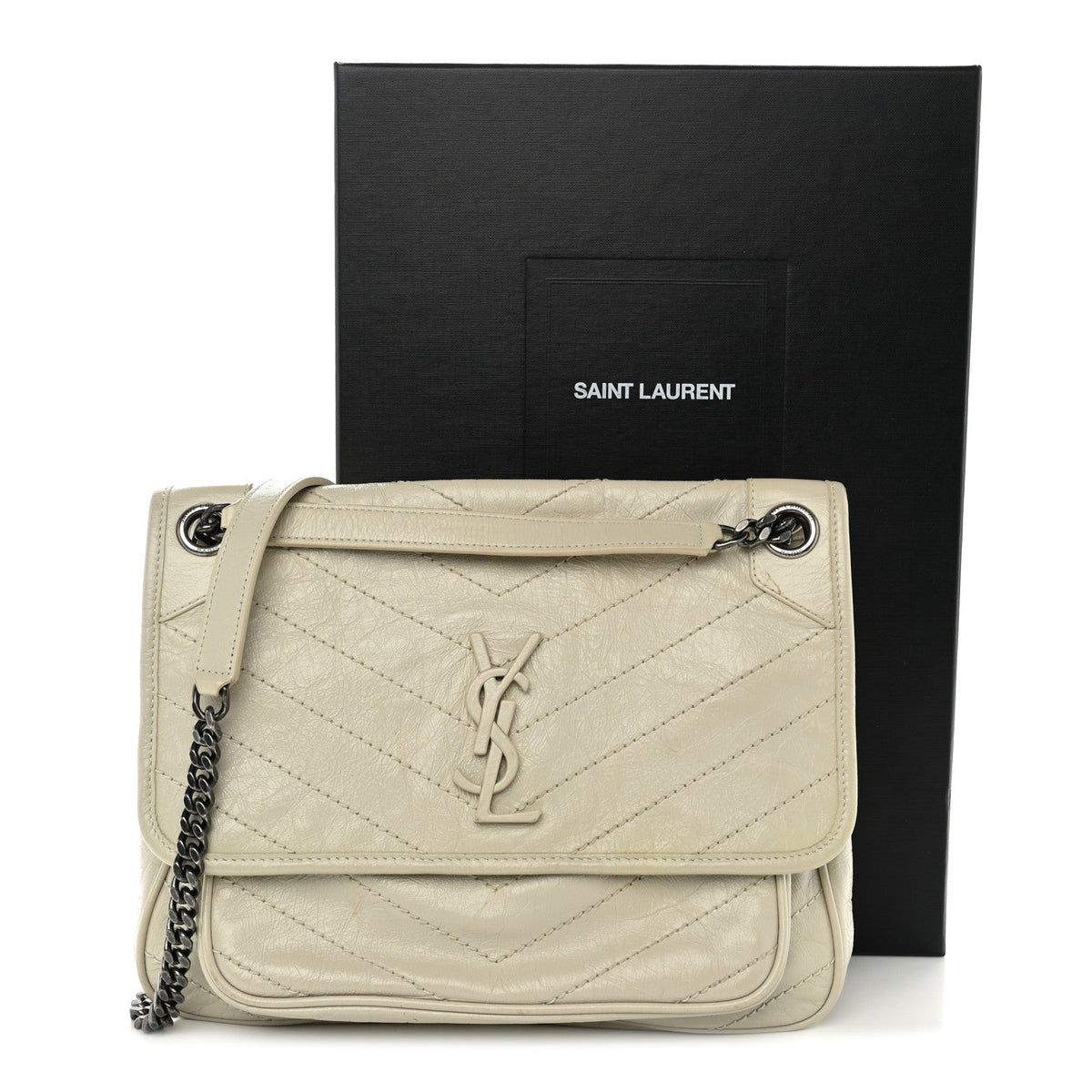 Medium Calfskin Satchel Bag