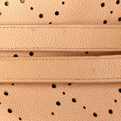 Large Calfskin Tote Bag - Beige