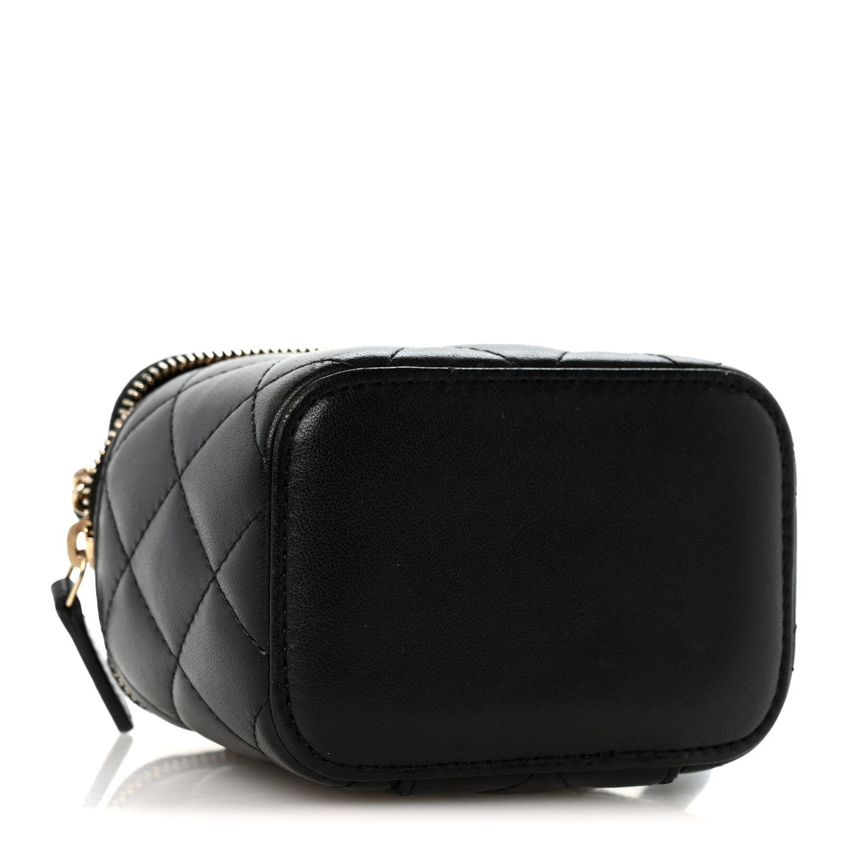 Mini Quilted Lambskin Handbag - Black
