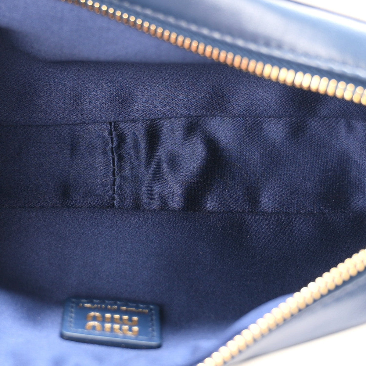 Mini Calfskin Handbag - Blue