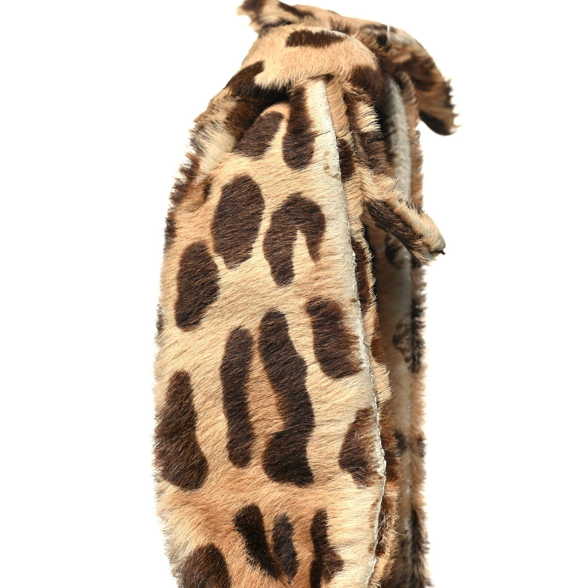 Monogram Azzedine Alaia Leopard Alma Handbag