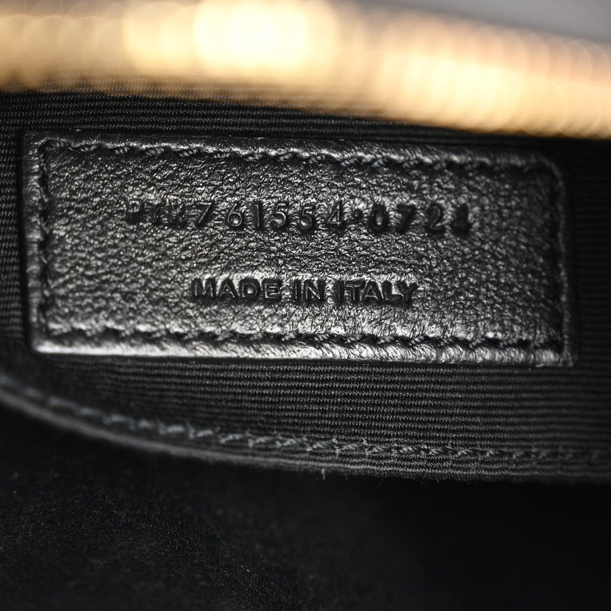 Calfskin Crossbody Bag - Black