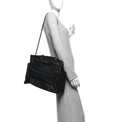 Calfskin Tote Bag - Black