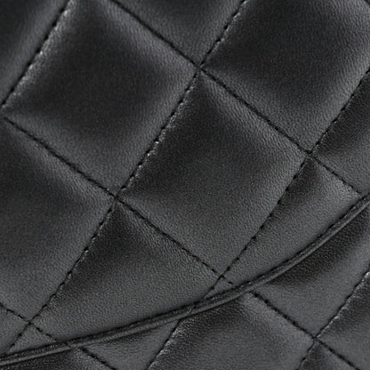 Maxi Quilted Lambskin Flap Shoulder Bag