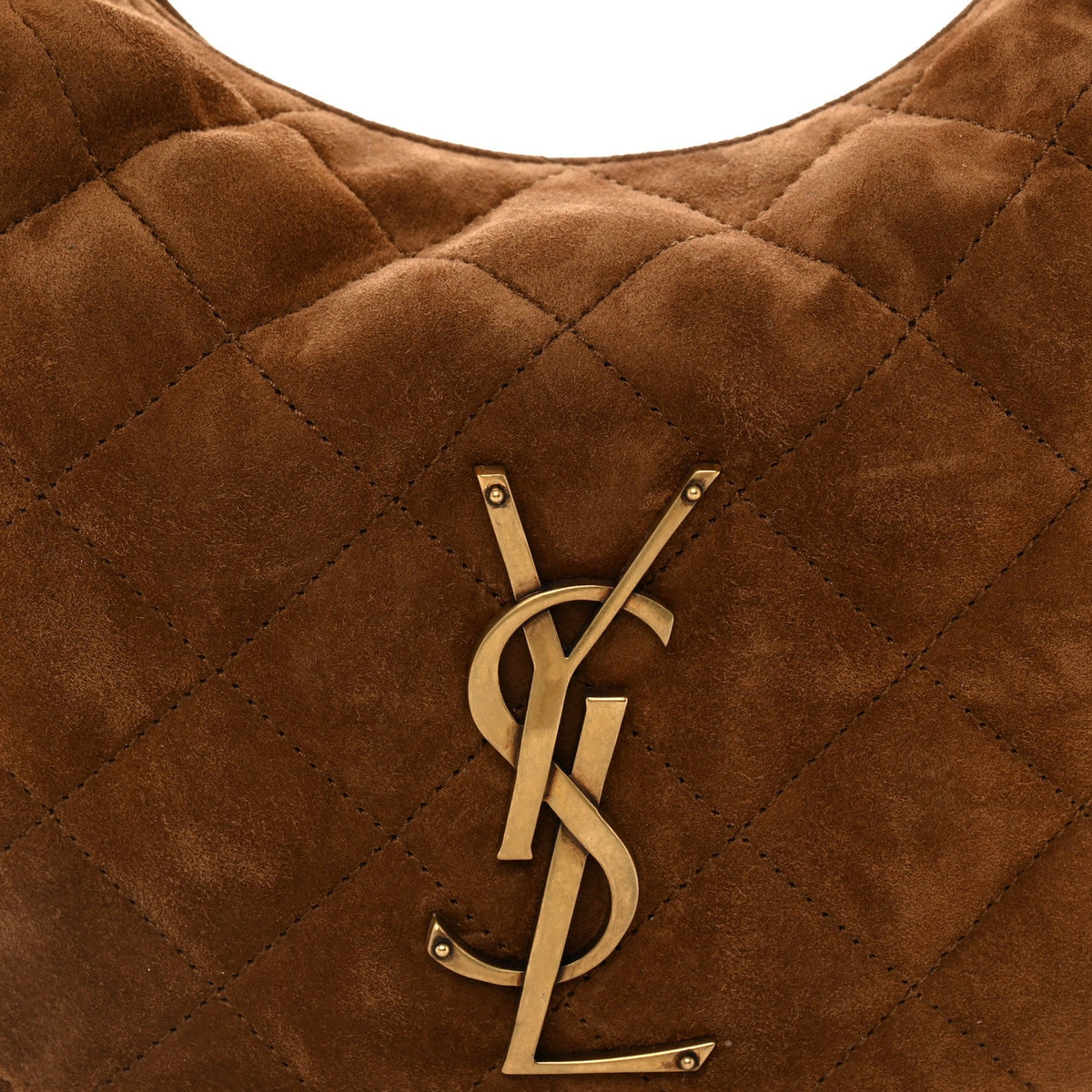 Quilted Suede Handbag