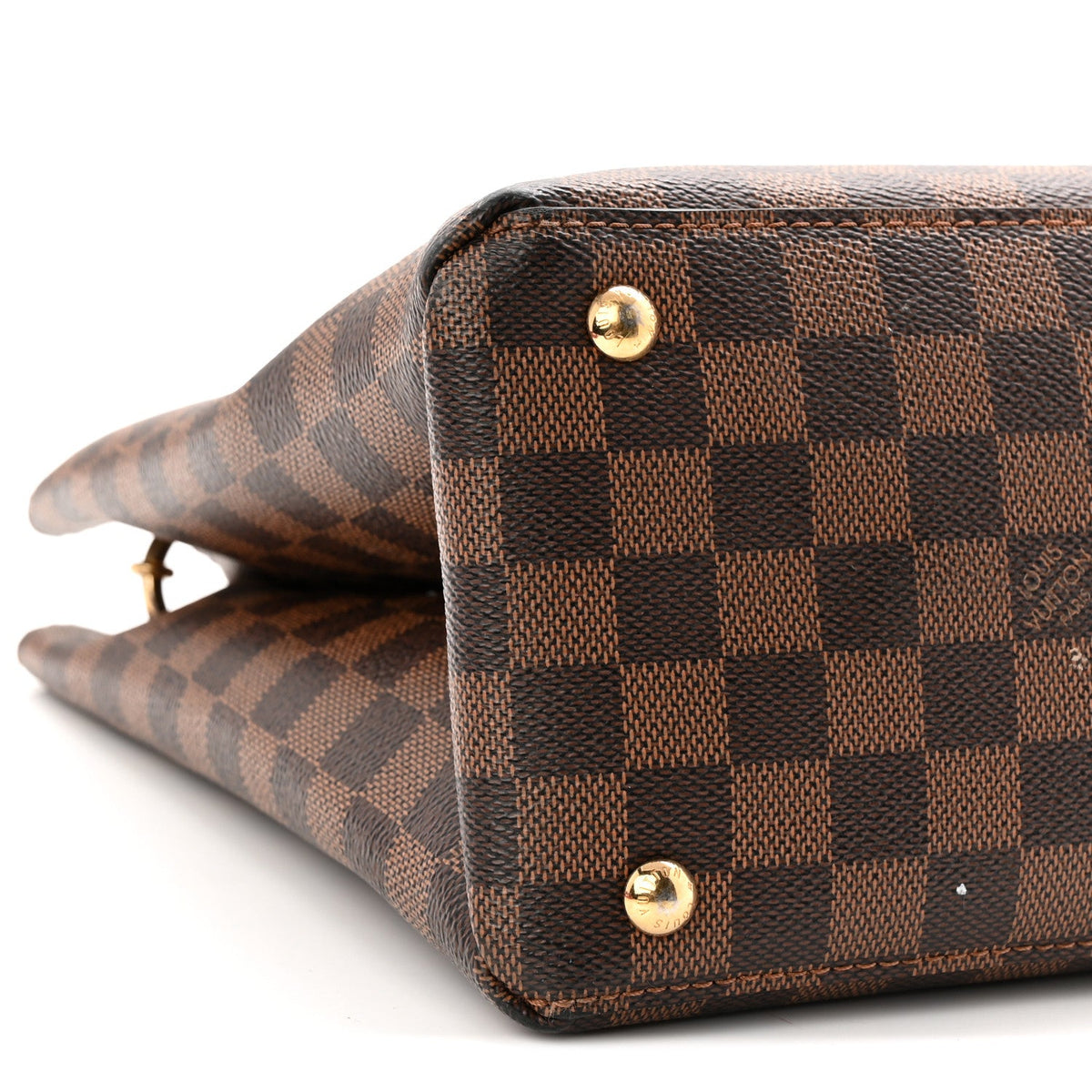 Damier Ebene Lv Riverside Lie De Vin Handbag