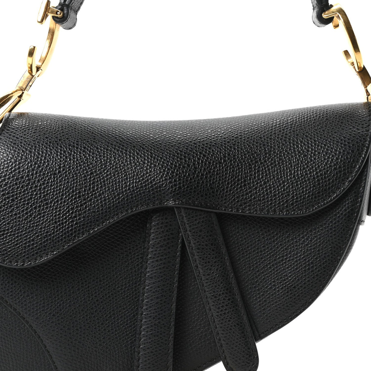Mini Calfskin Handbag - Black
