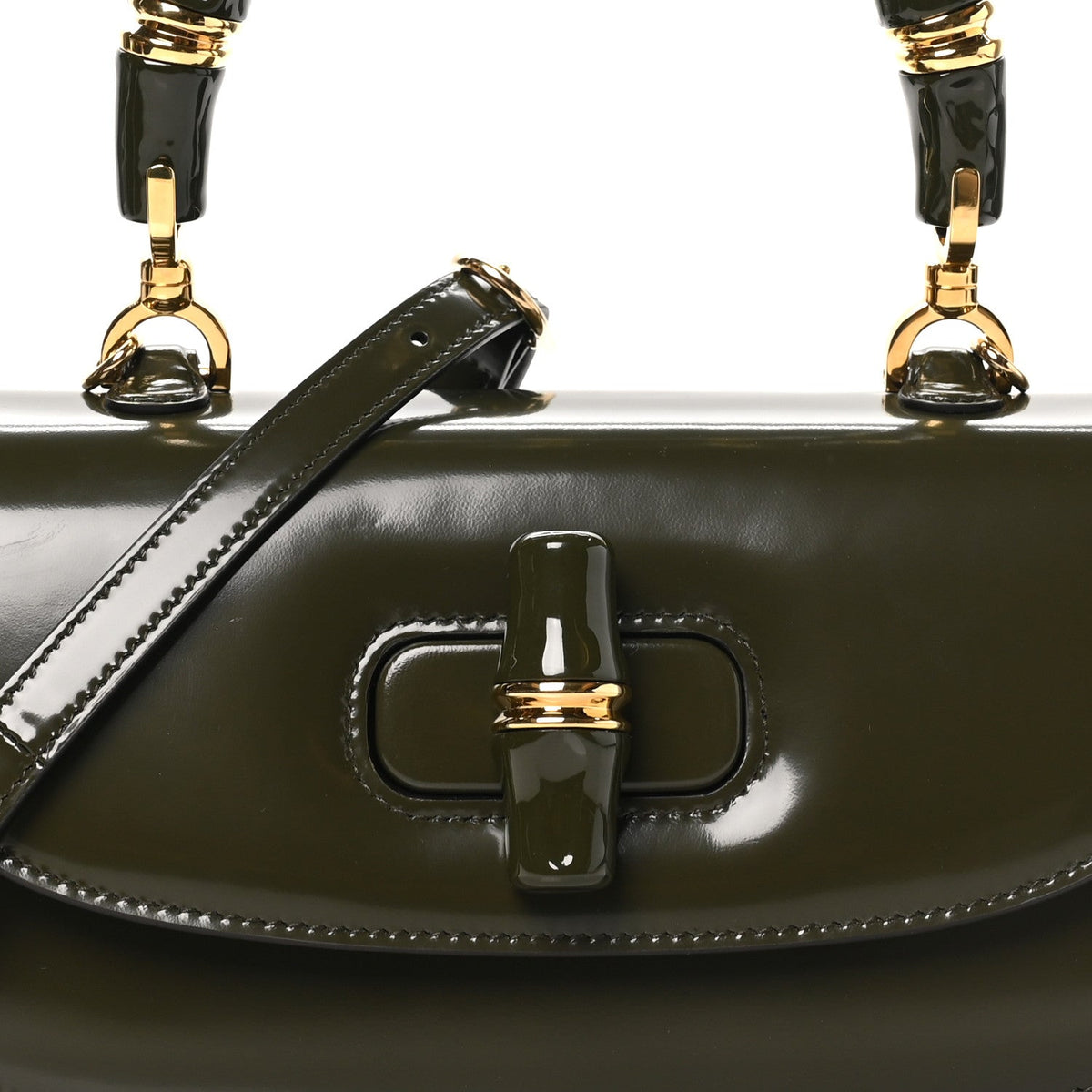 Medium Calfskin Handbag - Green