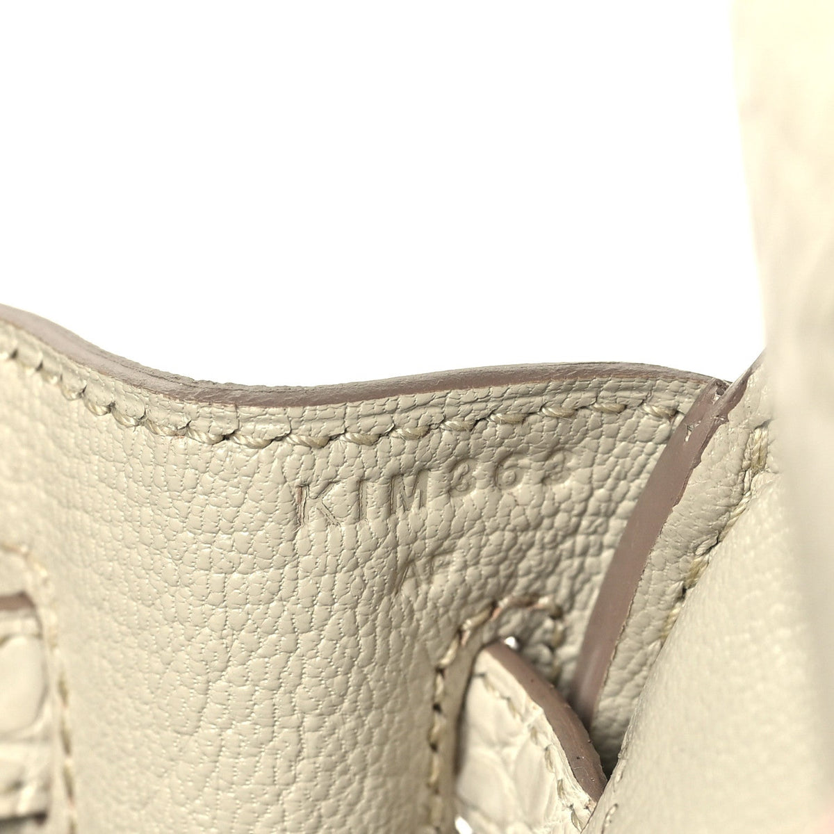 Matte Alligator Birkin 25 Beton Handbag