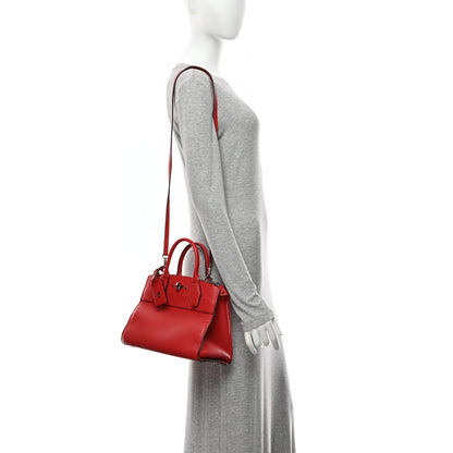 Taurillon City Steamer Pm Rouge Handbag