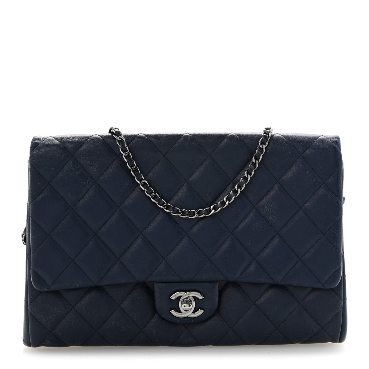 Quilted Lambskin Clutch Bag
