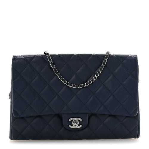 Quilted Lambskin Clutch Bag