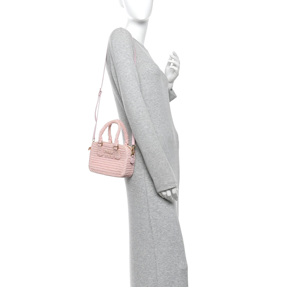 Calfskin Handbag - Pink