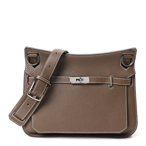 Taurillon Clemence Jypsiere 28 Etoupe Handbag