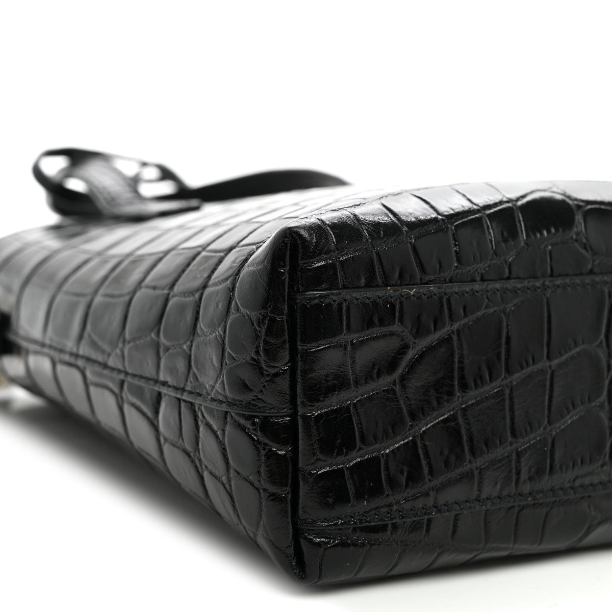 Mini Calfskin Tote Bag - Black