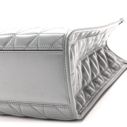 Medium Calfskin Tote Bag - Grey