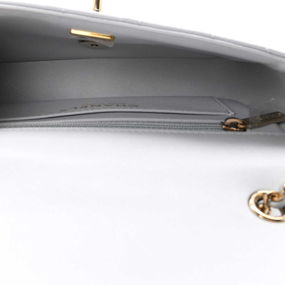 Mini Quilted Lambskin Flap Shoulder Bag - Tan