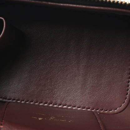 Mini Quilted Caviar Handbag - Black