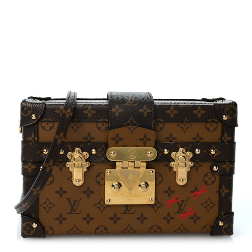 Reverse Monogram Petite Malle Handbag