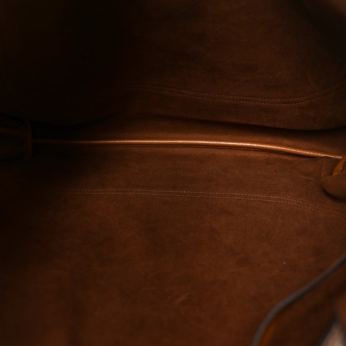 Maxi Calfskin Shoulder Bag - Brown