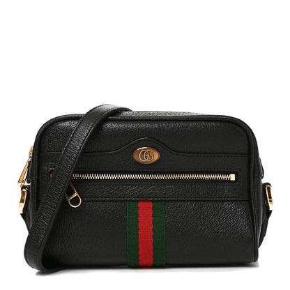Mini Calfskin Shoulder Bag - Black