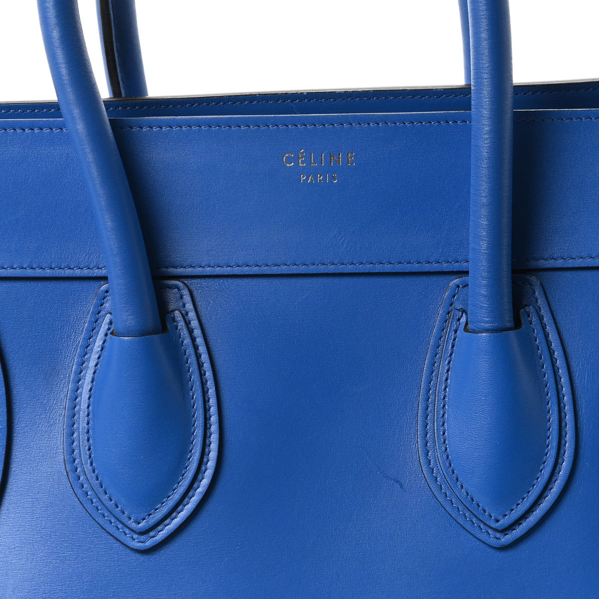 Mini Calfskin Travel Bag - Blue