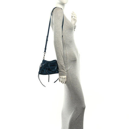 Mini Calfskin Handbag - Blue