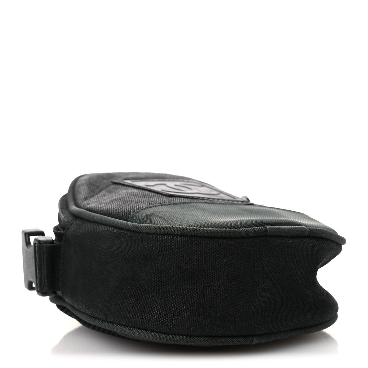 Canvas Nylon Crossbody Bag - Black