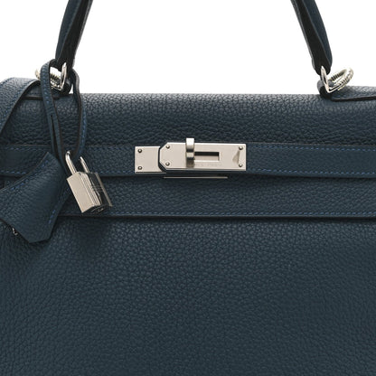 Togo Kelly Retourne 28 Colvert Handbag