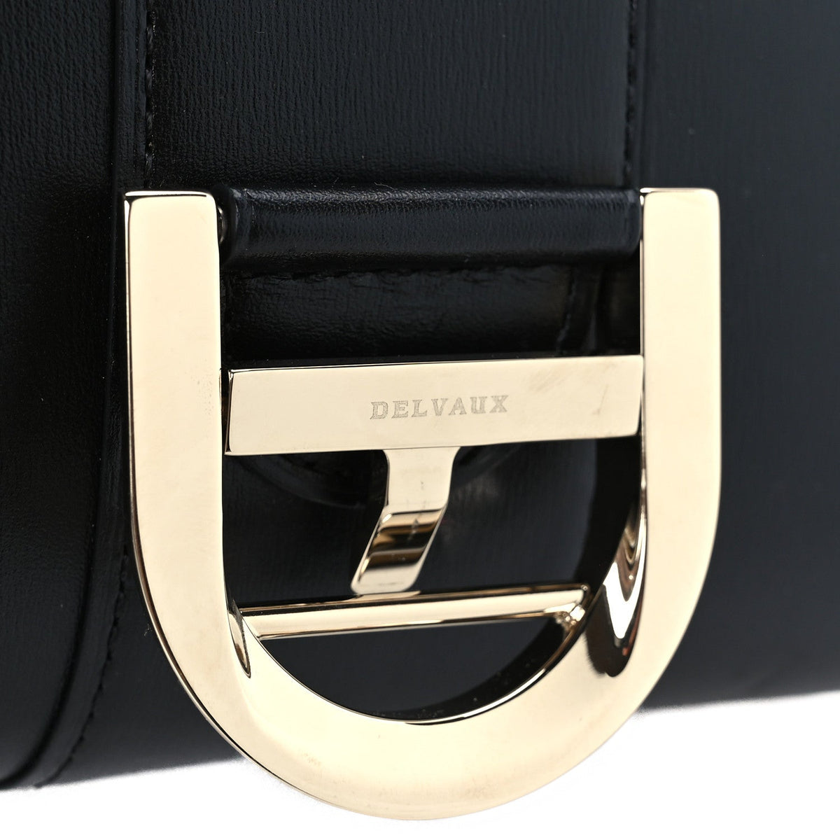 Mini Calfskin Satchel Bag - Black